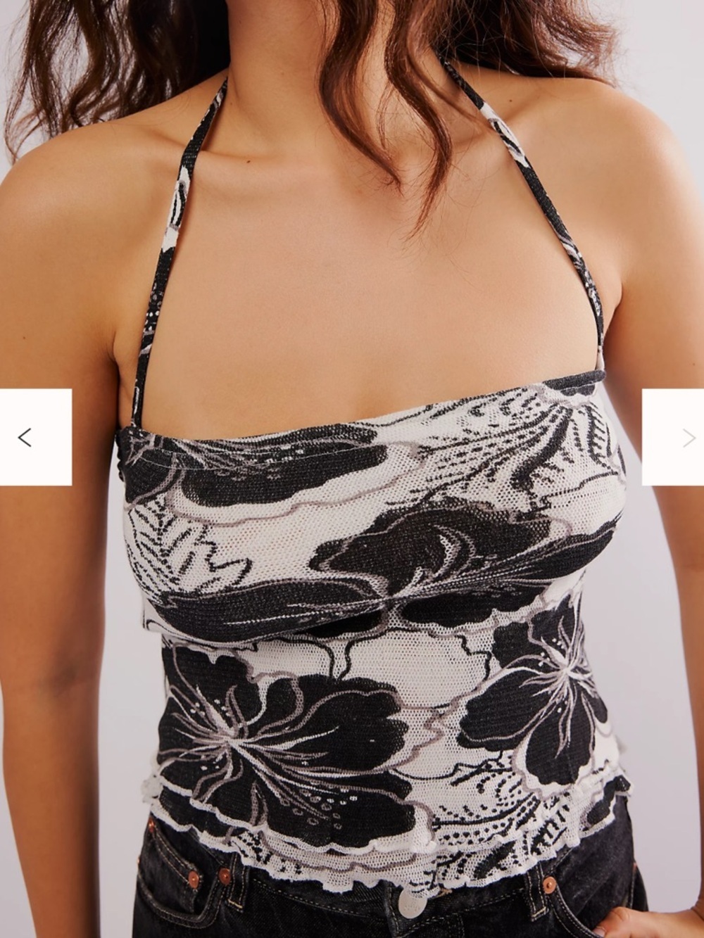 Free People Poppy Halter Tube Top